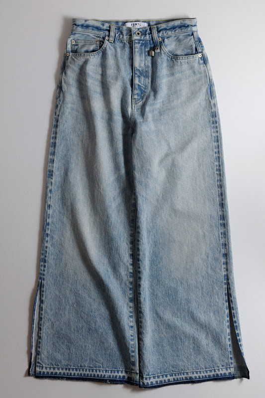 <WOMENS FIT> FLARE DENIM LIGHT WASH